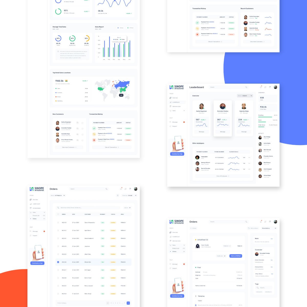 Sales Analytics Dashboard screen 5 of 7.